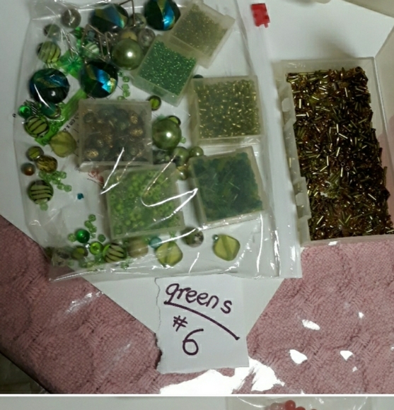 🔥50% off🔥Green Beads all sizes - Picture 3 of 8
